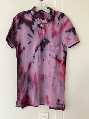 Ralph Lauren sz S hand Tie-Dyed Polo shirt